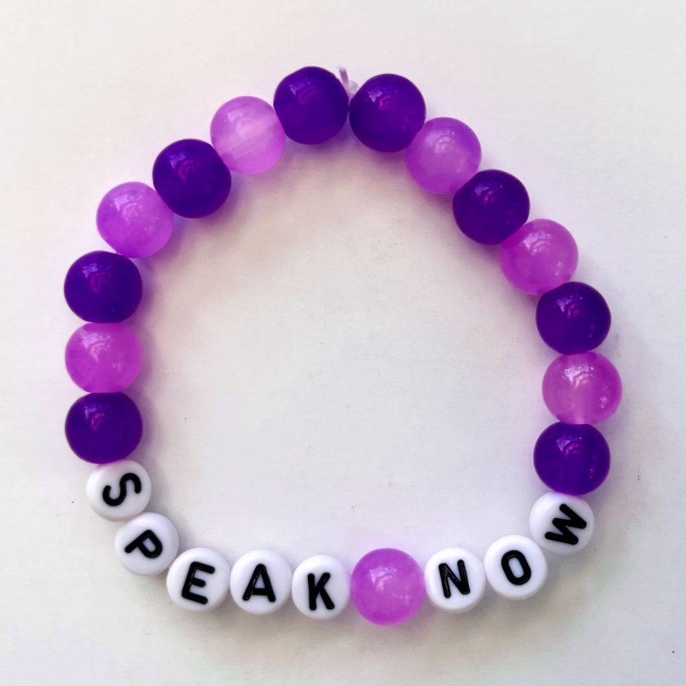 TAYLOR SWIFT Eras Tour Friendship Bracelet - Speak Now Album - Album Name